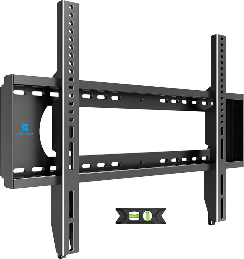 USX STAR 85 86 98 100 inch Heavy Duty TV Wall Mount for 55-120 inch Large TVs up to 220 LBS & 900x600mm Vesa, Ultra Slim Fixed TV Mount, Low-Profile TVS Bracket, 16" 24" 32" Wood Stud, Fit Most 65+ 75+ 120 TVs - Image 1